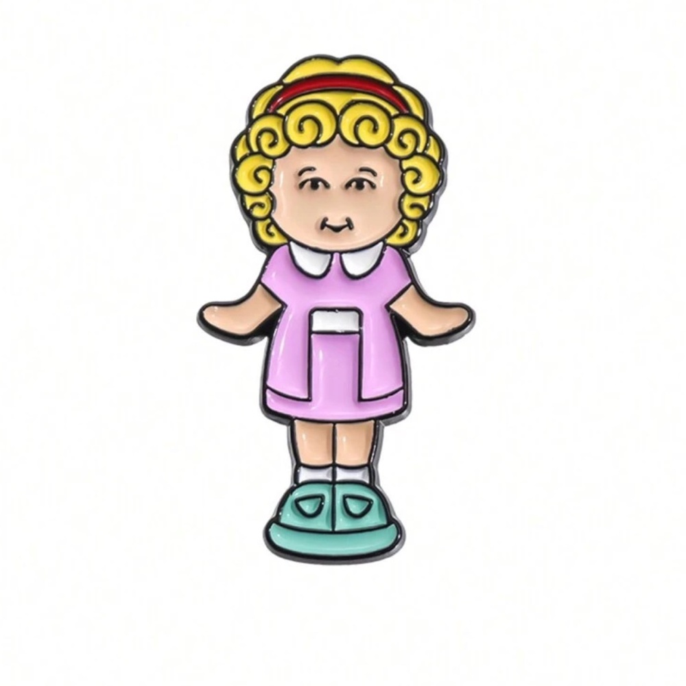 Blond Polly pocket enamel pin - Picture 1 of 5